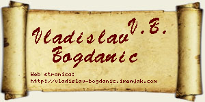 Vladislav Bogdanić vizit kartica